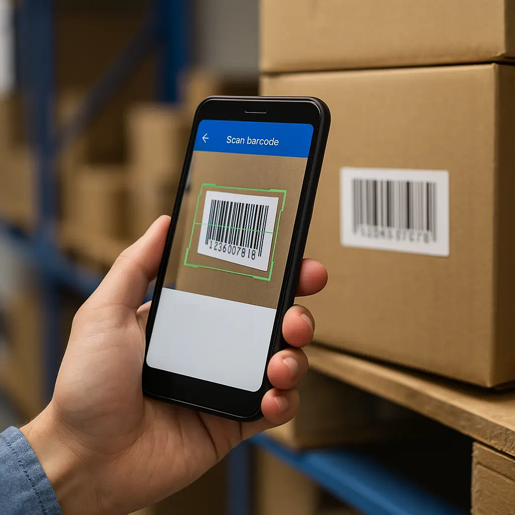 Storagemagus mobile inventory app interface